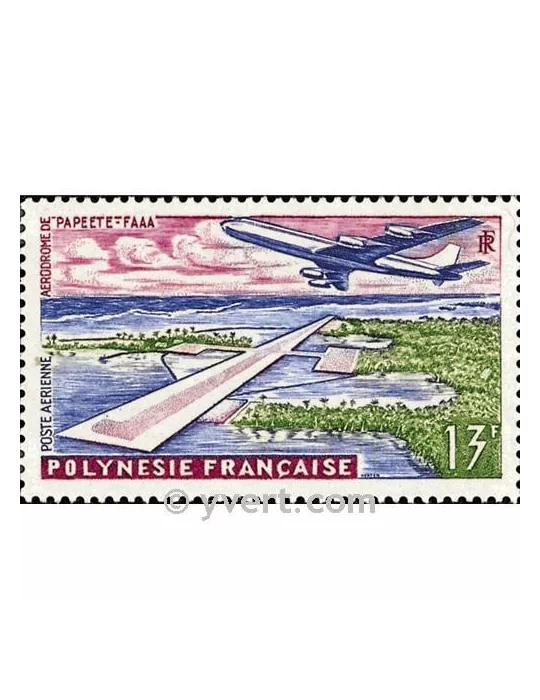 n° 5 -  Timbre Polynésie Poste aérienne