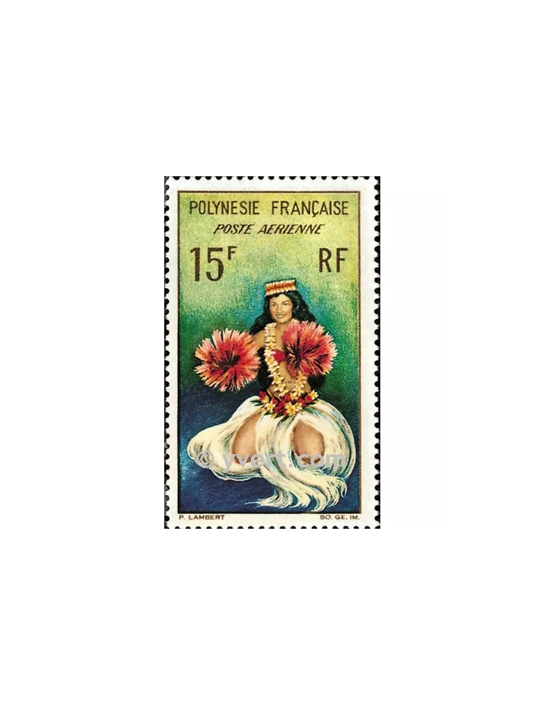 n° 7 -  Timbre Polynésie Poste aérienne