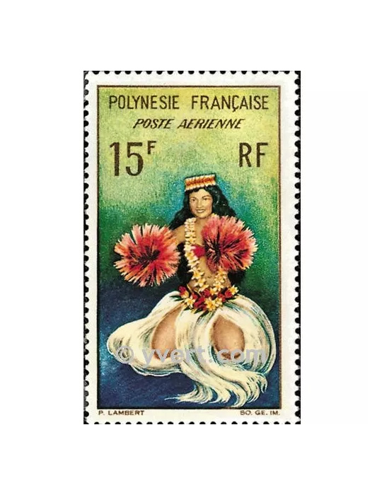n° 7 -  Timbre Polynésie Poste aérienne