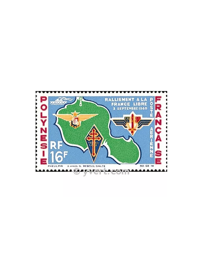 n° 8 -  Timbre Polynésie Poste aérienne