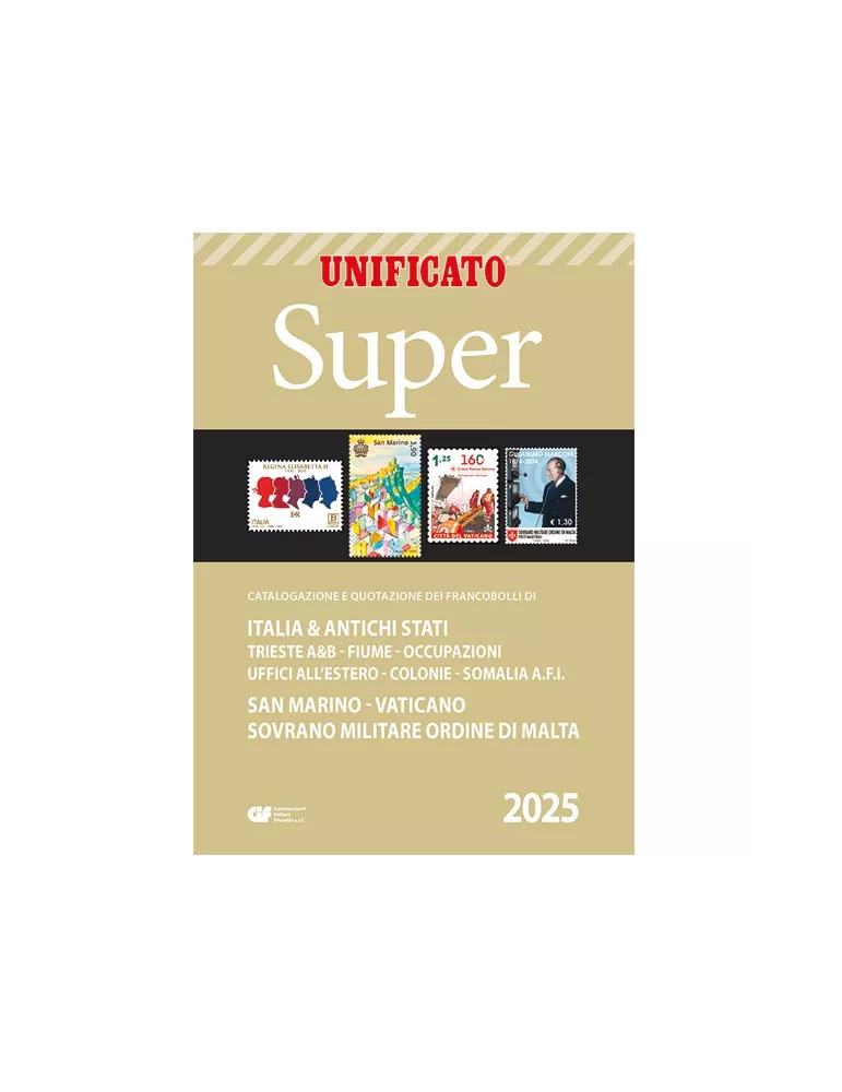 SUPER 2025 (Timbres de l´Italie) - UNIFICATO