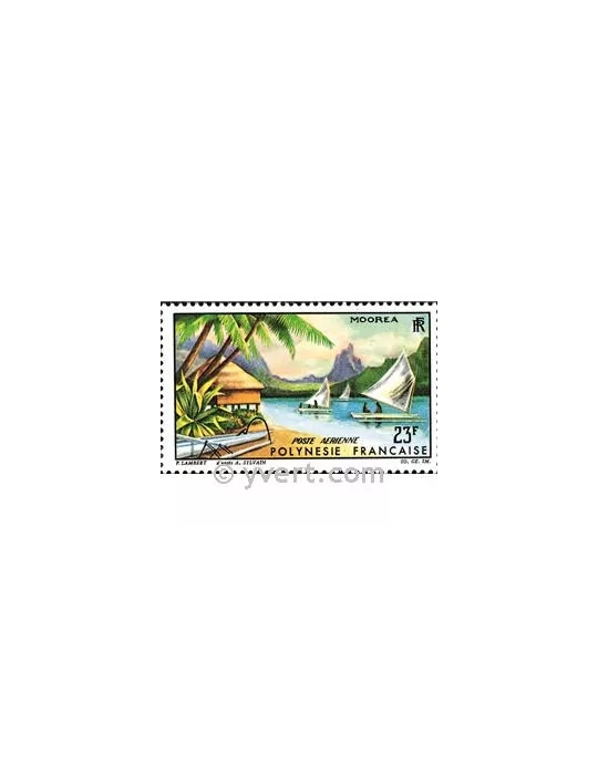 n° 9 -  Timbre Polynésie Poste aérienne