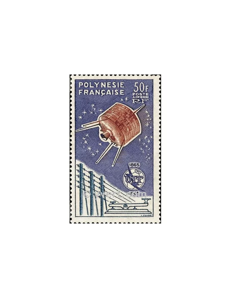 n° 10 -  Timbre Polynésie Poste aérienne