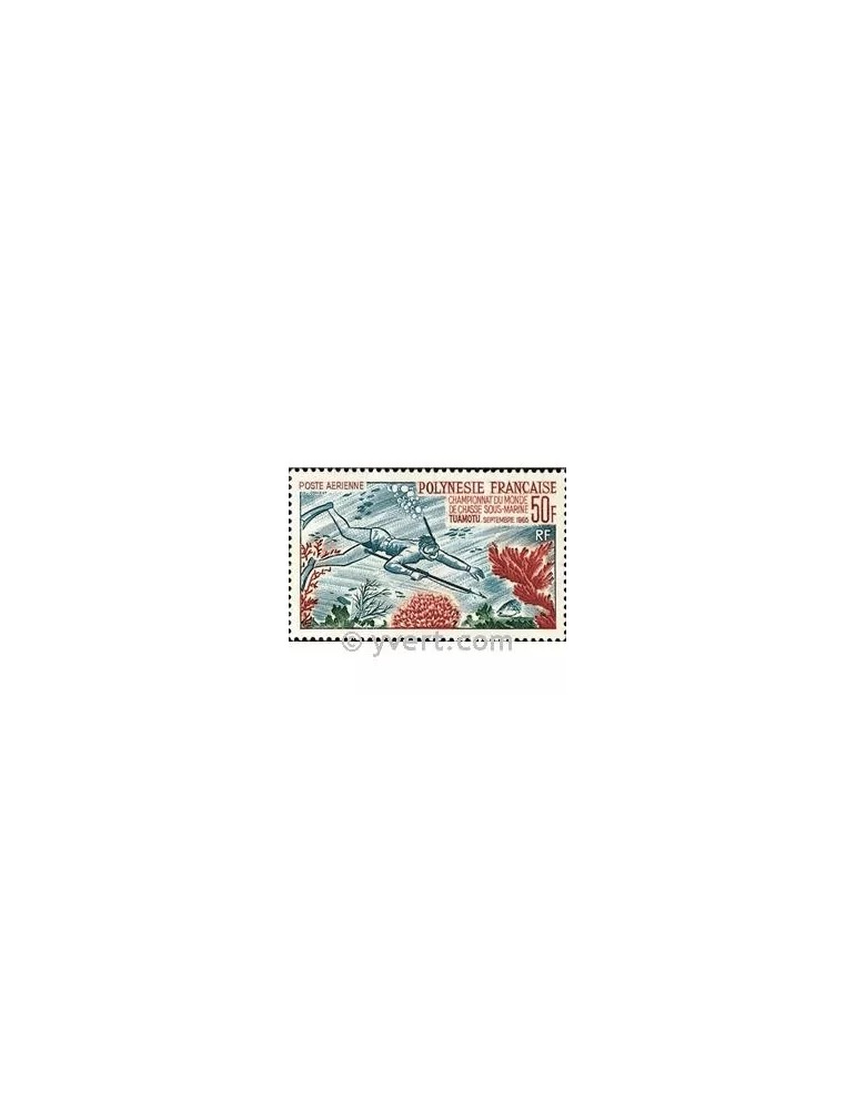 n° 14 -  Timbre Polynésie Poste aérienne