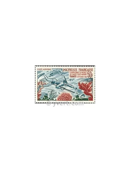 n° 14 -  Timbre Polynésie Poste aérienne