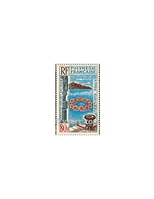 n° 15 -  Timbre Polynésie Poste aérienne