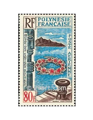 n° 15 -  Timbre Polynésie Poste aérienne 2
