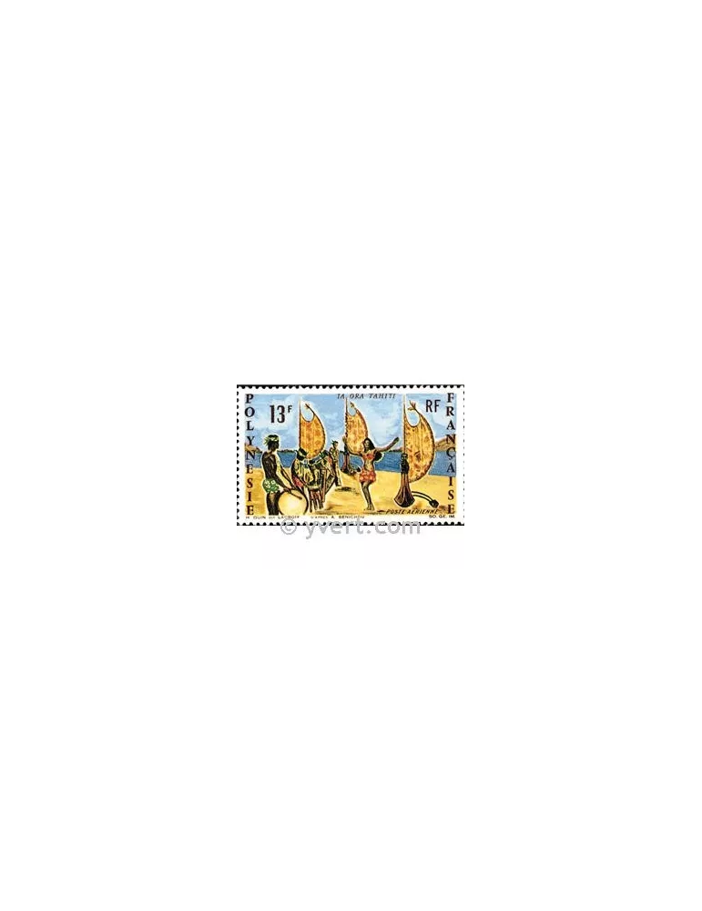 n° 21 -  Timbre Polynésie Poste aérienne