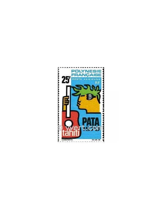 n° 28 -  Timbre Polynésie Poste aérienne