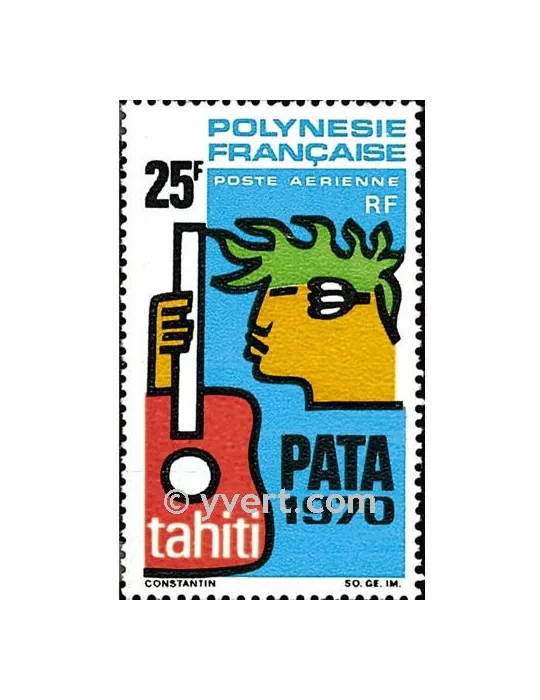 n° 28 -  Timbre Polynésie Poste aérienne