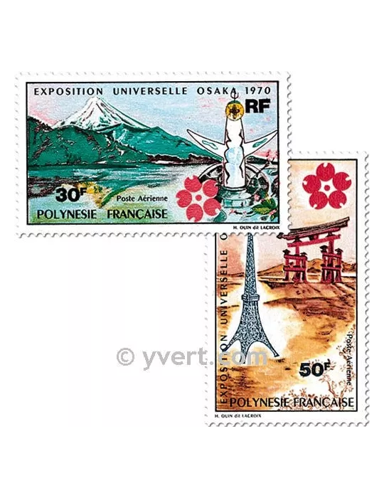 n° 32/33 -  Timbre Polynésie Poste aérienne