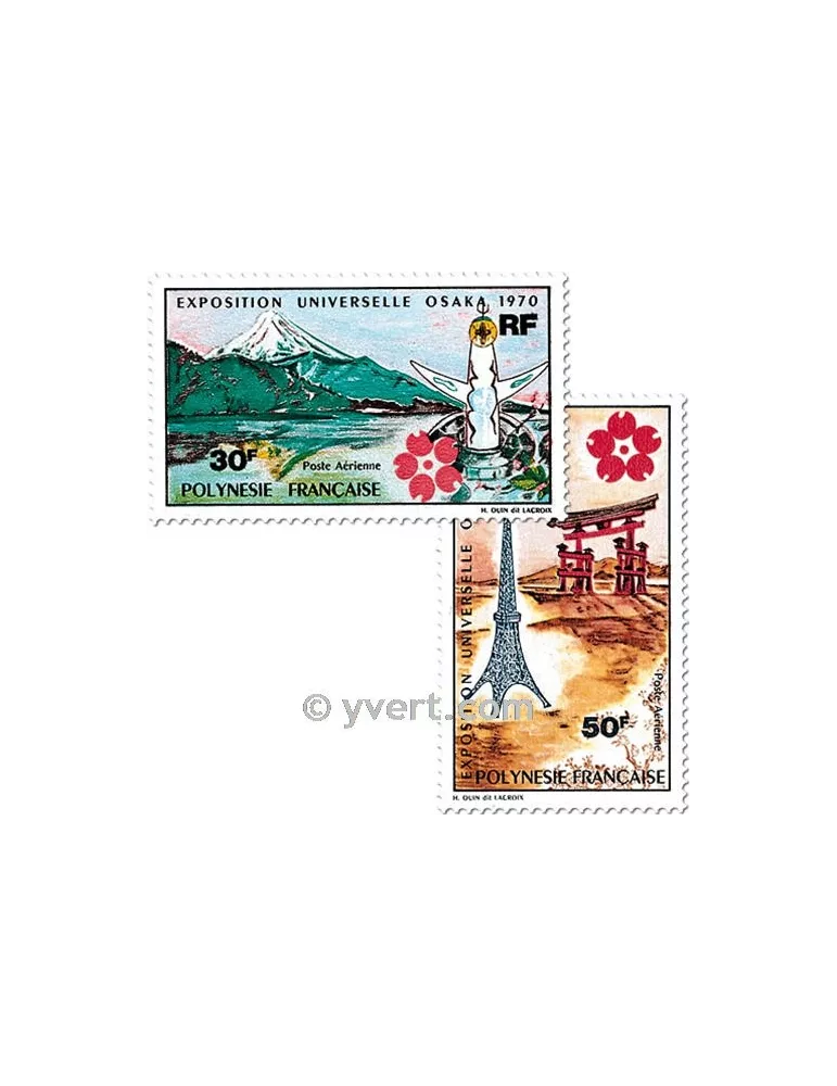 n° 32/33 -  Timbre Polynésie Poste aérienne