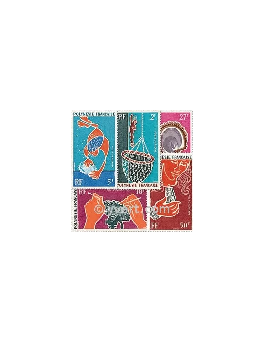 n° 34/38 -  Timbre Polynésie Poste aérienne