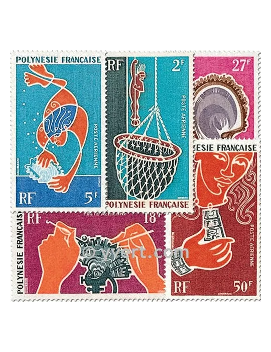 n° 34/38 -  Timbre Polynésie Poste aérienne