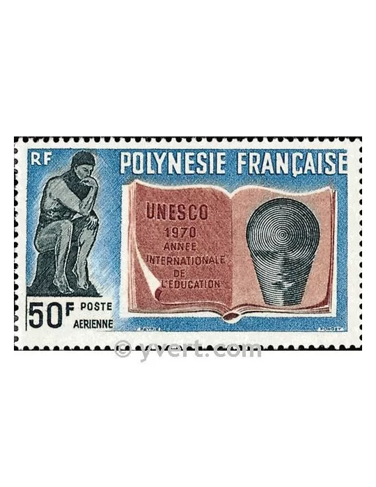 n° 39 -  Timbre Polynésie Poste aérienne