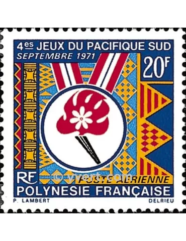n° 45 -  Timbre Polynésie Poste aérienne 2