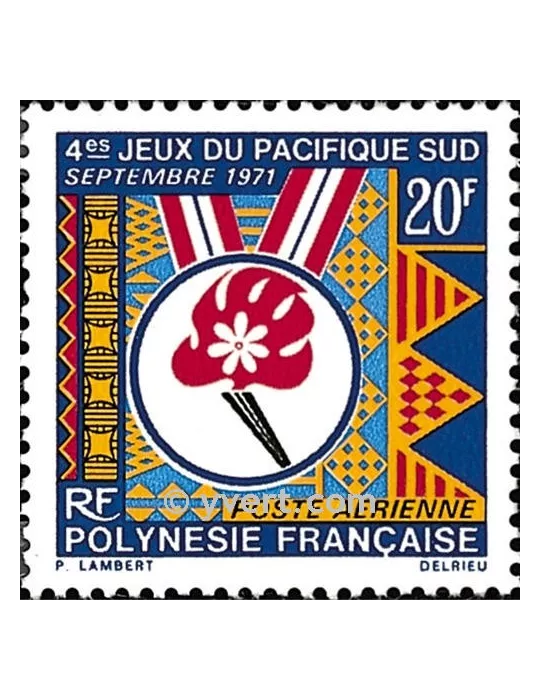 n° 45 -  Timbre Polynésie Poste aérienne