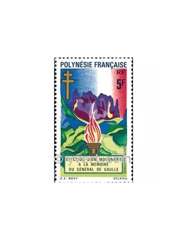 n° 46 -  Timbre Polynésie Poste aérienne