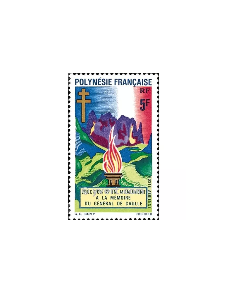 n° 46 -  Timbre Polynésie Poste aérienne