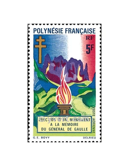 n° 46 -  Timbre Polynésie Poste aérienne