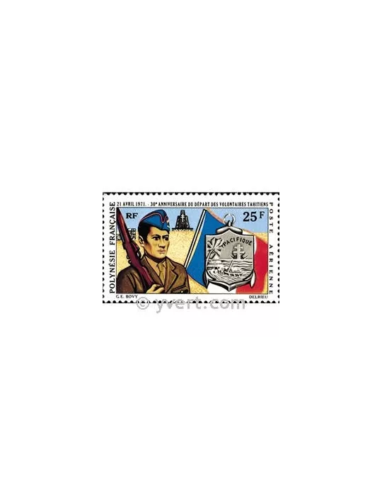 n° 47 -  Timbre Polynésie Poste aérienne