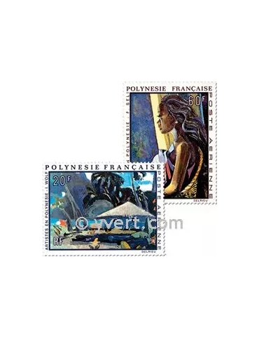 n° 55/59 -  Timbre Polynésie Poste aérienne