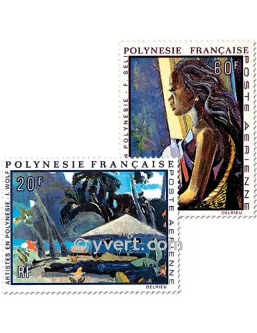 n° 55/59 -  Timbre Polynésie Poste aérienne 2