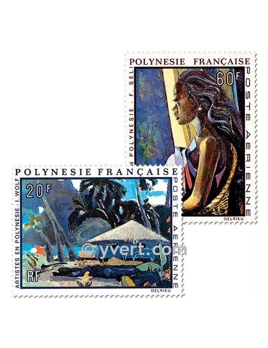 n° 55/59 -  Timbre Polynésie Poste aérienne