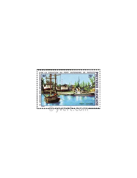 n° 60 -  Timbre Polynésie Poste aérienne