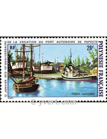 n° 60 -  Timbre Polynésie Poste aérienne 2