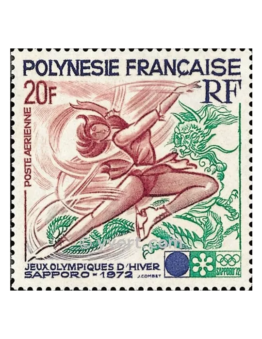 n° 61 -  Timbre Polynésie Poste aérienne