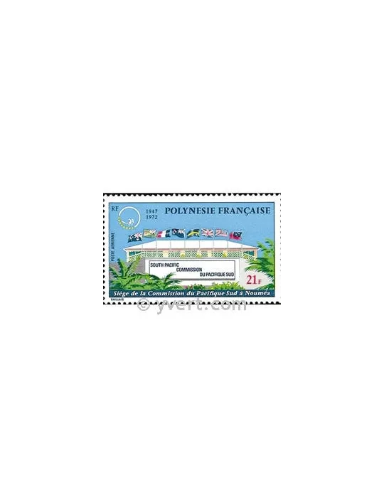 n° 62 -  Timbre Polynésie Poste aérienne