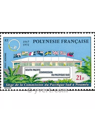 n° 62 -  Timbre Polynésie Poste aérienne 2