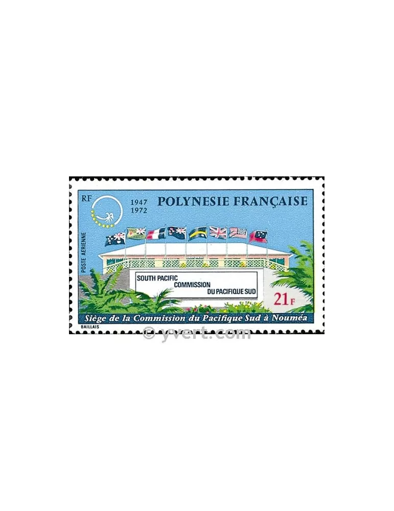 n° 62 -  Timbre Polynésie Poste aérienne