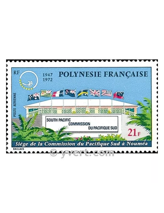n° 62 -  Timbre Polynésie Poste aérienne
