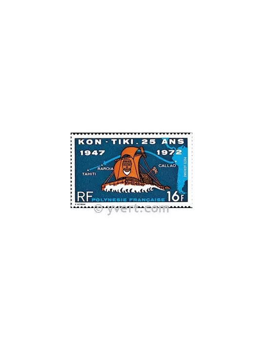 n° 64 -  Timbre Polynésie Poste aérienne