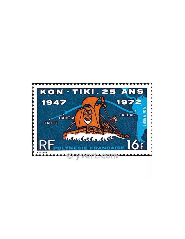 n° 64 -  Timbre Polynésie Poste aérienne