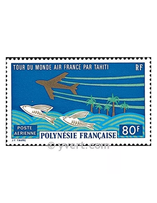 n° 73 -  Timbre Polynésie Poste aérienne