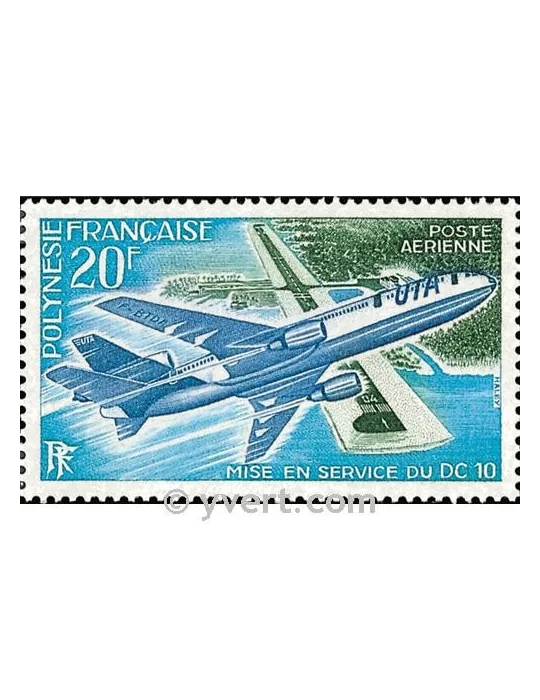 n° 74 -  Timbre Polynésie Poste aérienne