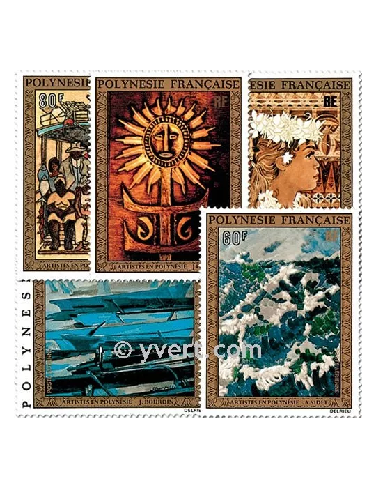 n° 77/81 -  Timbre Polynésie Poste aérienne