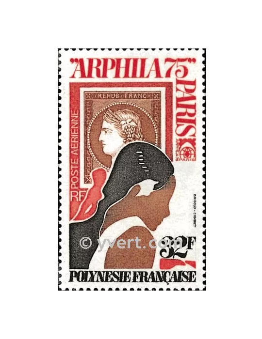 n° 92 -  Timbre Polynésie Poste aérienne