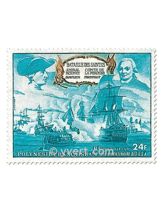 n° 104/105 -  Timbre Polynésie Poste aérienne