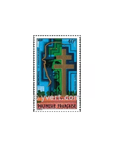 n° 123 -  Timbre Polynésie Poste aérienne