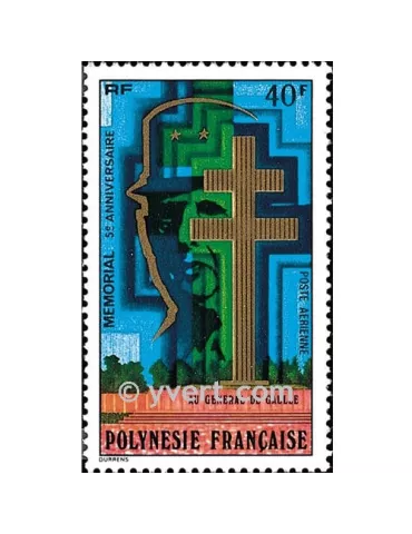 n° 123 -  Timbre Polynésie Poste aérienne 2