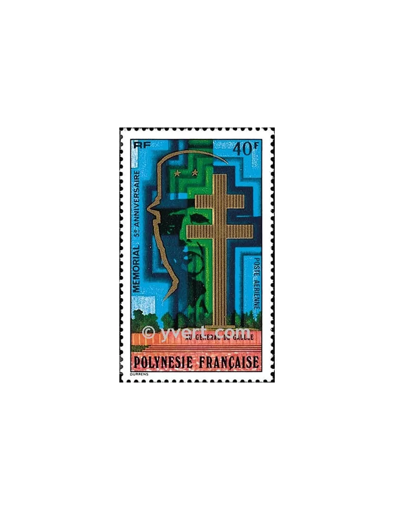 n° 123 -  Timbre Polynésie Poste aérienne