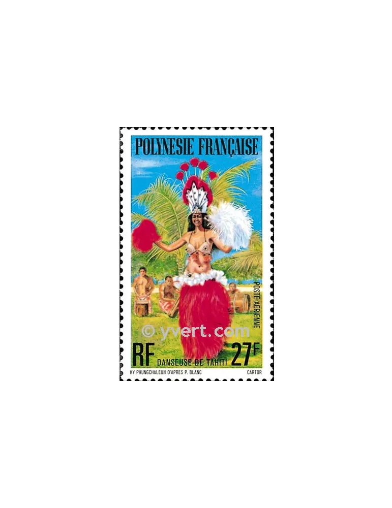n° 124 -  Timbre Polynésie Poste aérienne