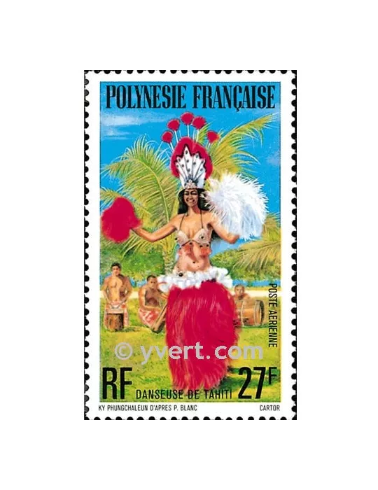 n° 124 -  Timbre Polynésie Poste aérienne