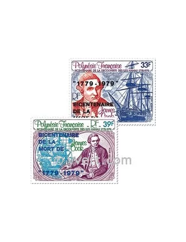 n° 142/143 -  Timbre Polynésie Poste aérienne