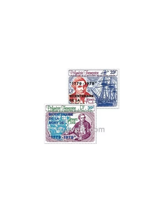 n° 142/143 -  Timbre Polynésie Poste aérienne