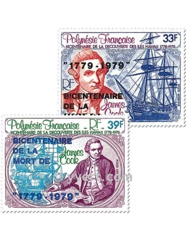 n° 142/143 -  Timbre Polynésie Poste aérienne 2